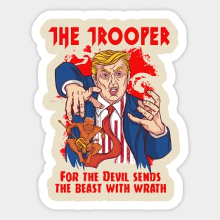 Trump troopers Sticker